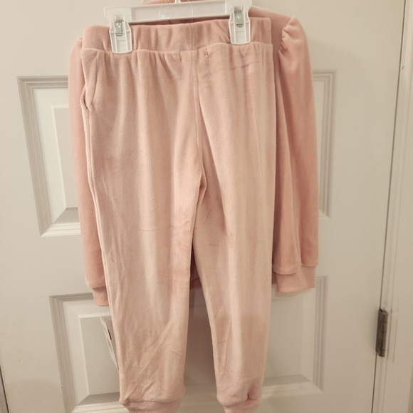 Girls Outfit Set Size 6 Betsey Johnson Pink Bow NWT Joggers Sweatshirt #H254 - Picture 4 of 5